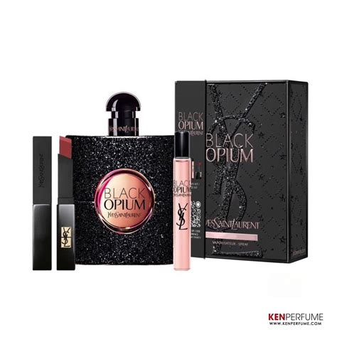 ysl mon paris black opium set|YSL Black Opium gift set.